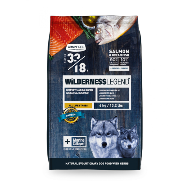 WILDERNESS LEGEND 33/18 Dog Salmon & Ocean Fish 6kg