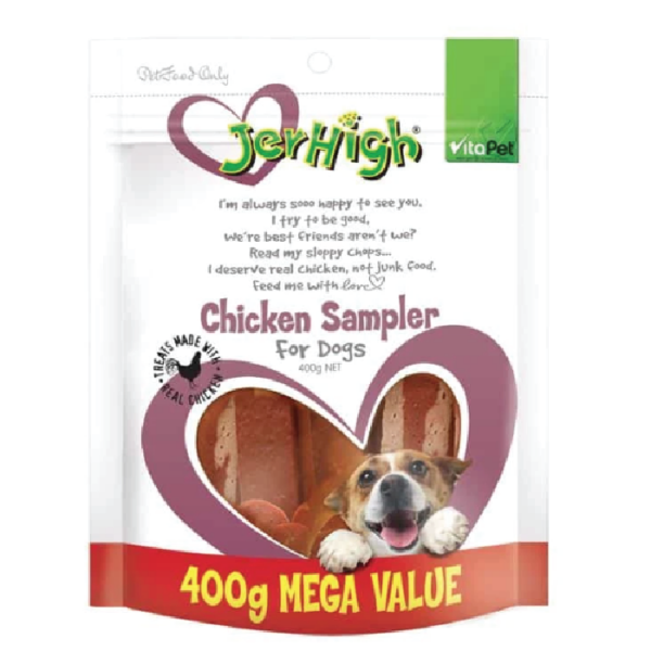 JERHIGH Chicken Sampler Variety Mix 400g