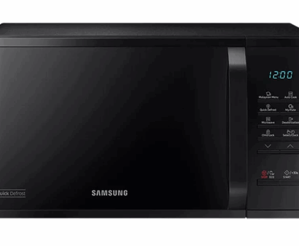 Samsung MW3500K 23L Solo Microwave Oven with Quick Defrost SAM-MS23K3513AK